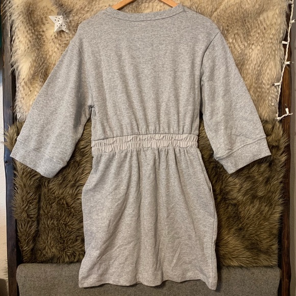 Pop Sugar Grey Sweatshirt Dress - Picture 3 of 3
